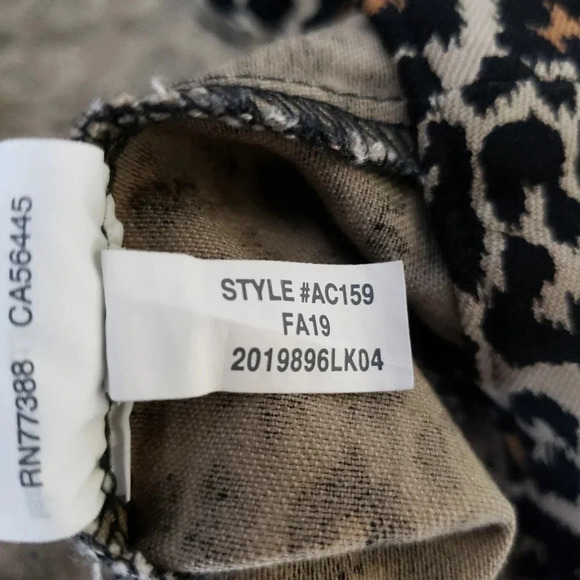 J.CREW Winnie Pant Black Leopard Mid Rise Stretch Knit Crop Ankle Pants - Picture 8 of 8